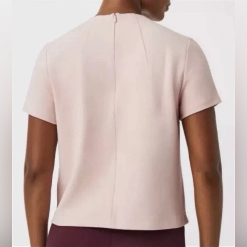 SPANX Blush Short Sleeve Structured Tee - Picture 2 of 6